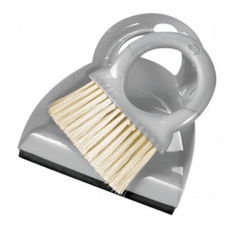 1 - Vassoura pequena com pá de lixo Camper Camping Home